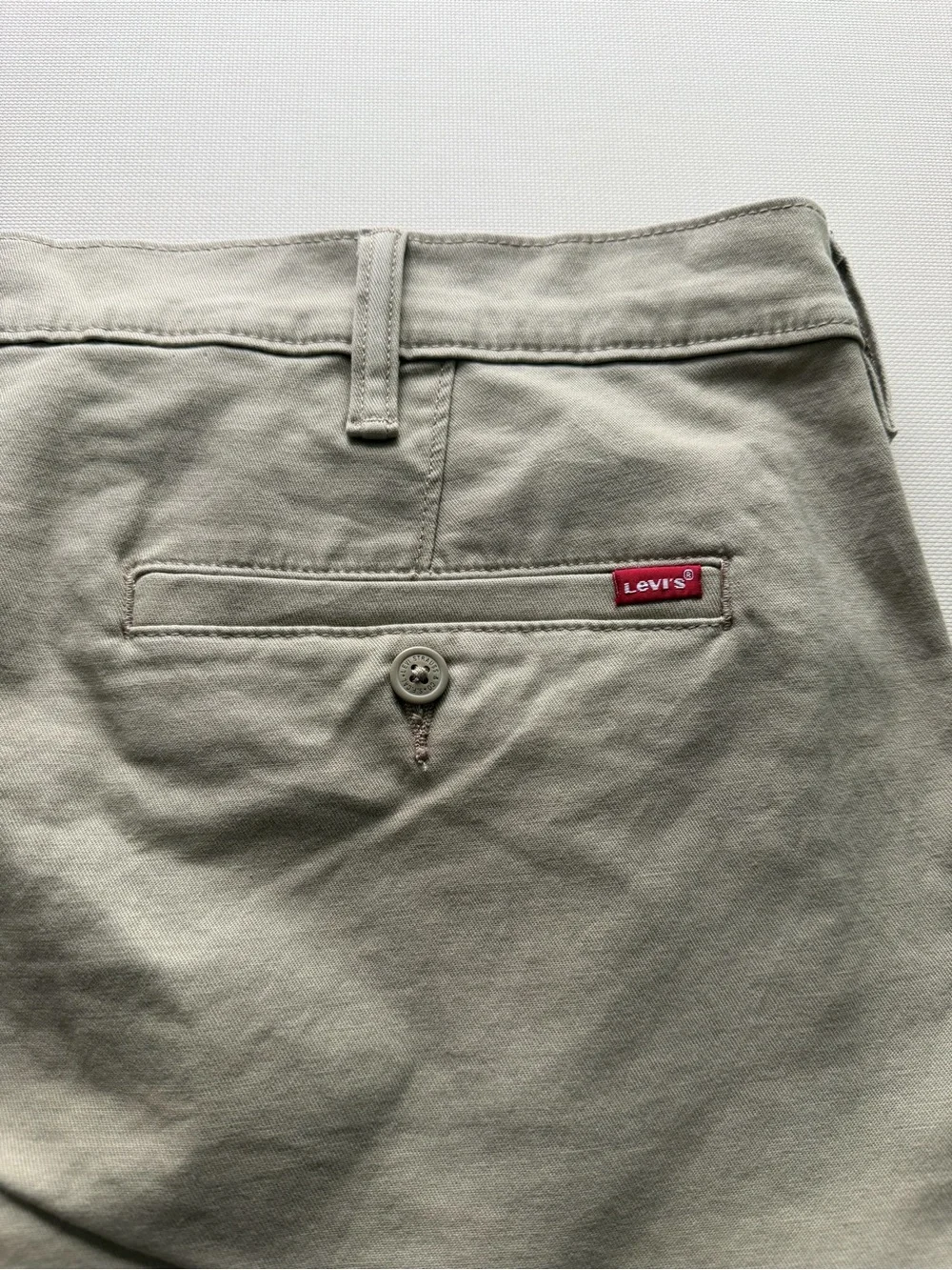 Levi's Light Tan Straight-Fit Chinos